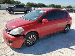 Salvage cars for sale from Copart New Braunfels, TX: 2012 Nissan Versa S