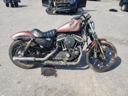 Harley-Davidson salvage cars for sale: 2017 Harley-Davidson XL883 Iron 883