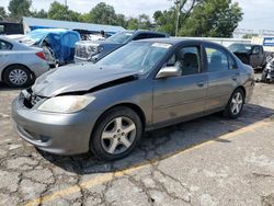 Honda salvage cars for sale: 2005 Honda Civic LX