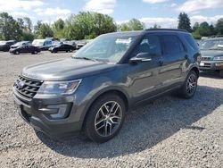 Ford Explorer salvage cars for sale: 2017 Ford Explorer Sport