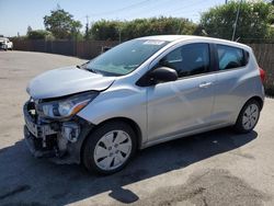 Vehiculos salvage en venta de Copart San Martin, CA: 2017 Chevrolet Spark LS