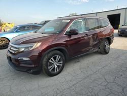 Honda Pilot salvage cars for sale: 2017 Honda Pilot EXL