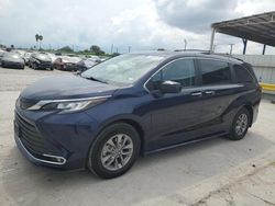 Toyota Sienna xle salvage cars for sale: 2022 Toyota Sienna XLE