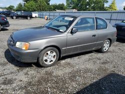 Hyundai Accent salvage cars for sale: 2001 Hyundai Accent GS