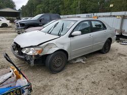 Toyota salvage cars for sale: 2003 Toyota Corolla CE