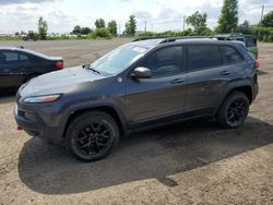 Jeep salvage cars for sale: 2015 Jeep Cherokee Trailhawk