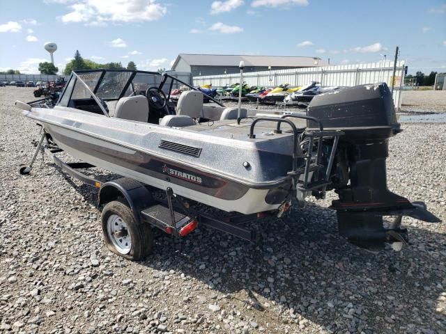 1990 Stratos Boat With Trailer