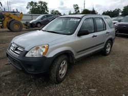 Honda salvage cars for sale: 2005 Honda CR-V LX