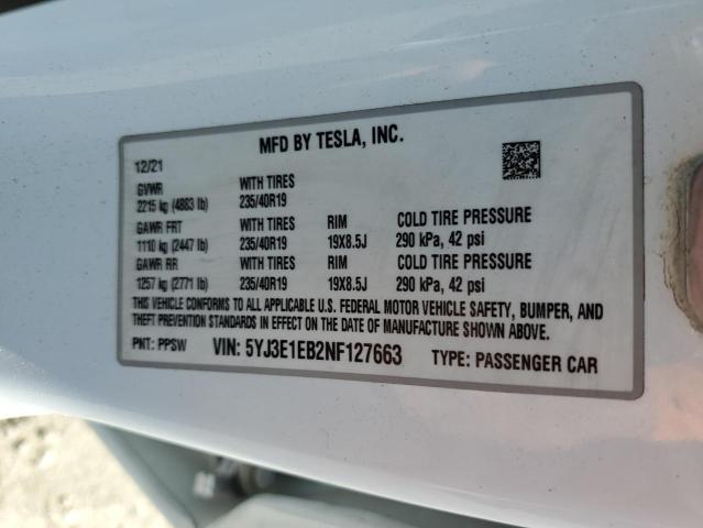 2022 Tesla Model 3