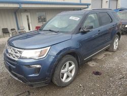 Ford Explorer salvage cars for sale: 2018 Ford Explorer XLT