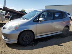 Honda salvage cars for sale: 2008 Honda FIT Sport