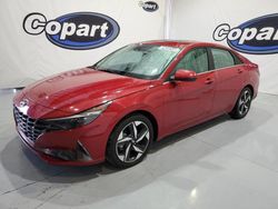 Salvage cars for sale from Copart San Diego, CA: 2023 Hyundai Elantra Limited