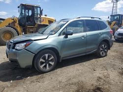 Subaru salvage cars for sale: 2018 Subaru Forester 2.5I Premium