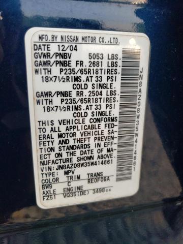 2005 Nissan Murano SL