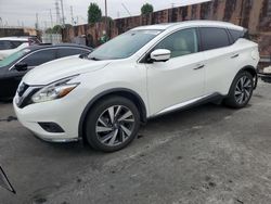 Nissan Murano salvage cars for sale: 2017 Nissan Murano S