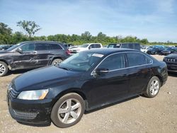 Volkswagen Passat salvage cars for sale: 2013 Volkswagen Passat SE