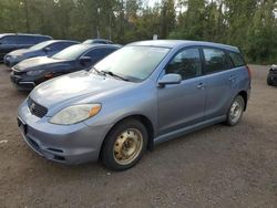 Toyota salvage cars for sale: 2004 Toyota Corolla Matrix XR