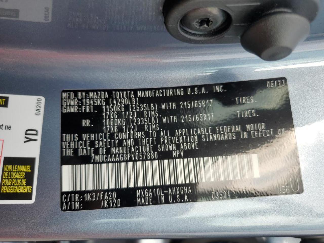 2023 Toyota Corolla Cross le