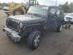 Jeep Wrangler salvage cars for sale: 2010 Jeep Wrangler Unlimited Sport