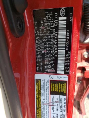 2012 Toyota Camry Base