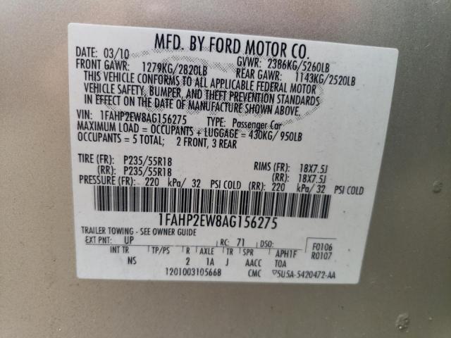 2010 Ford Taurus SEL