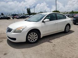 Salvage cars for sale from Copart Miami, FL: 2009 Nissan Altima 2.5