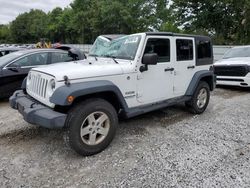 Jeep Wrangler salvage cars for sale: 2016 Jeep Wrangler Unlimited Sport