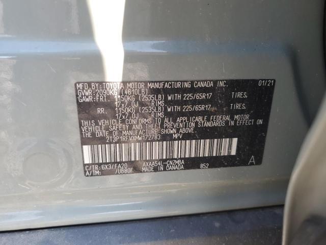 2021 Toyota Rav4 XLE