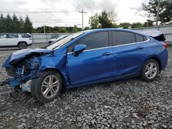 Chevrolet Cruze salvage cars for sale: 2017 Chevrolet Cruze LT