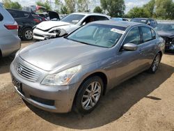 Infiniti g37 salvage cars for sale: 2009 Infiniti G37