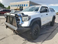 Toyota Tundra Double cab sr Vehiculos salvage en venta: 2015 Toyota Tundra Double Cab SR