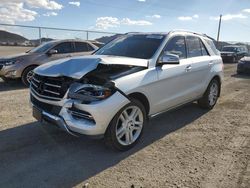Salvage cars for sale from Copart North Las Vegas, NV: 2013 Mercedes-Benz ML 350 Bluetec