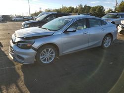 Chevrolet salvage cars for sale: 2018 Chevrolet Malibu LT