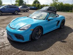 Porsche salvage cars for sale: 2020 Porsche Boxster Spyder