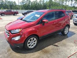 Ford Ecosport salvage cars for sale: 2018 Ford Ecosport SE