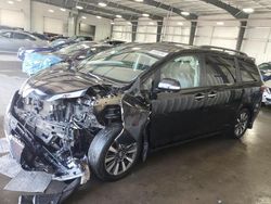 Toyota Sienna xle salvage cars for sale: 2019 Toyota Sienna XLE