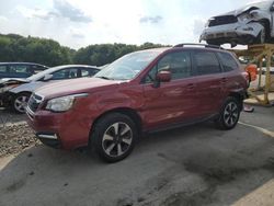 Subaru Forester salvage cars for sale: 2017 Subaru Forester 2.5I Premium