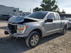 Ford salvage cars for sale: 2022 Ford F150 Super cab