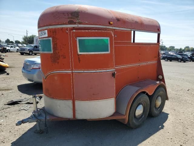 1972 Circ Horse Trailer