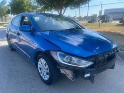 Salvage cars for sale from Copart Oklahoma City, OK: 2018 Hyundai Elantra SE