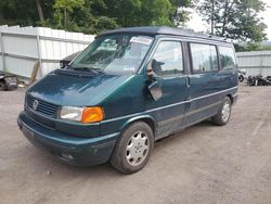 Volkswagen Eurovan salvage cars for sale: 2002 Volkswagen Eurovan MV