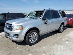 Ford Expedition salvage cars for sale: 2017 Ford Expedition Limited