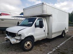 Salvage cars for sale from Copart Woodhaven, MI: 2006 Ford Econoline E450 Super Duty Cutaway Van