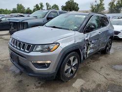 Jeep Compass salvage cars for sale: 2018 Jeep Compass Latitude