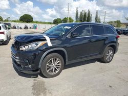 Toyota Vehiculos salvage en venta: 2019 Toyota Highlander SE