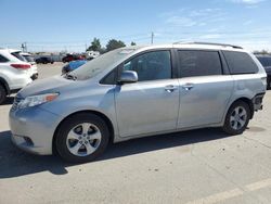 Toyota Vehiculos salvage en venta: 2017 Toyota Sienna LE