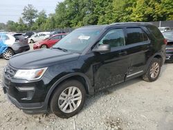 Ford salvage cars for sale: 2018 Ford Explorer XLT