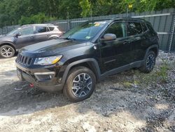 Jeep salvage cars for sale: 2019 Jeep Compass Trailhawk