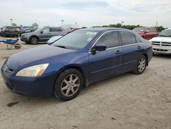 Salvage cars for sale from Copart Indianapolis, IN: 2003 Honda Accord EX