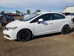 Honda salvage cars for sale: 2013 Honda Civic LX